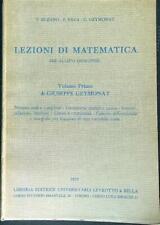 Lezioni matematica per usato  Italia