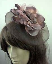 Brown satin flower for sale  MAIDENHEAD