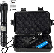 Ponteiro laser LED redondo de alumínio 3000 lúmens com vários padrões de iluminação, alto comprar usado  Enviando para Brazil