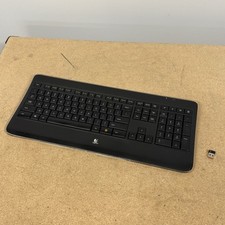 Teclado sem fio Logitech K800 iluminado com dongle testado comprar usado  Enviando para Brazil
