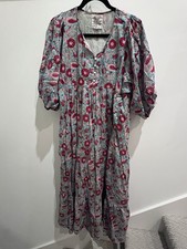 Vestido longo River Goddess azul rosa estampa floral tamanho XS/S comprar usado  Enviando para Brazil