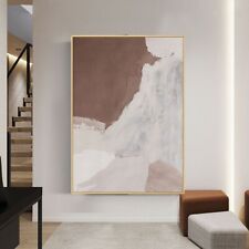 Pintura abstrata feita à mão arte em tela pintura de parede grande arte de parede minimalista comprar usado  Enviando para Brazil