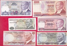 Turquie lot billets d'occasion  Illkirch-Graffenstaden