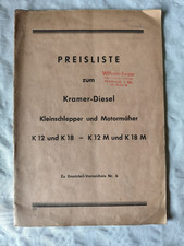 Riginal kramer k12 gebraucht kaufen  Spraitbach