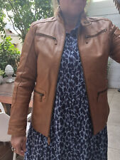 Lederjacke tchibo camel gebraucht kaufen  Linkenheim-Hochstetten