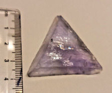 Purple fluorite triangular for sale  CROYDON