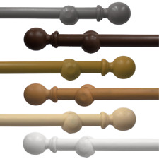 Wooden curtain pole for sale  CORBY