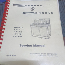 Seeburg lpc1 service for sale  CROOK