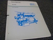 Livro manual catálogo de peças de motor diesel Deutz MWM D916 9.916.2.006.000.1 comprar usado  Enviando para Brazil