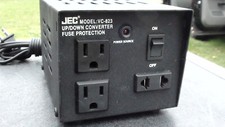 Transformador/conversor JEC VC -823 500W Step Up & Down 110V/220V comprar usado  Enviando para Brazil