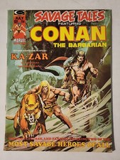 SAVAGE TALES #5 1974 REVISTA MARVEL CONAN THE BARBARIAN & KA-ZAR NEAL ADAMS, usado comprar usado  Enviando para Brazil