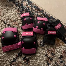 Pacote de protetores de joelho, cotovelo e pulso RAZOR - TAMANHO JUVENIL comprar usado  Enviando para Brazil