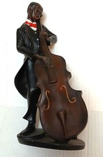 Estatueta vintage colecionável de resina jazz baixista banda comprar usado  Enviando para Brazil
