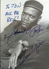 Foto autografada de Samuel L Jackson, pessoalmente 5x8 p&b comprar usado  Enviando para Brazil