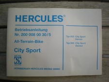 Hercules betriebsanleitung cit gebraucht kaufen  Bad Königshofen-Umland