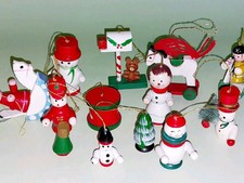 Vintage wooden christmas for sale  FELIXSTOWE