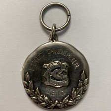 c.1910 MEDALHA ESPORTIVA PRATA ESTERLINA ONTARIO DB REMO TANDEM ou CICLISMO 20,5 Gr comprar usado  Enviando para Brazil