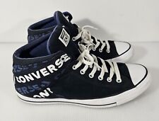 Converse All Star Chuck Taylor Masculino Tamanho 13, Feminino 15, Azul Branco Preto RARO comprar usado  Enviando para Brazil
