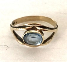 älterer goldring blauem gebraucht kaufen  Triptis