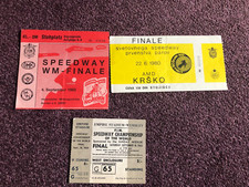 Speedway tickets finals for sale  POOLE