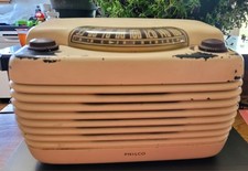 Rádio tubo "Hippopótamo" vintage 1946 Philco modelo 46-20 marfim não testado comprar usado  Enviando para Brazil