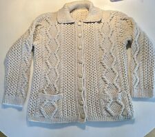 Ladies handknit ivory for sale  BALLYCASTLE
