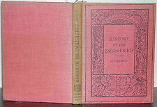 History of ENGLISH BIBLE John Brown 1911 1st Ed Anglo Saxon to 1881 Holy Bible comprar usado  Enviando para Brazil