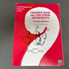 Música de câmara para dois instrumentos de cordas Samuel Applebaum livro 2 cordas curso, usado comprar usado  Enviando para Brazil