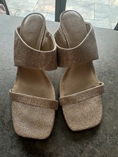Gold sparkly wedge for sale  PEACEHAVEN