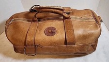Bolsa de ombro de viagem vintage Colombian Bags Co feita à mão couro marrom média comprar usado  Enviando para Brazil