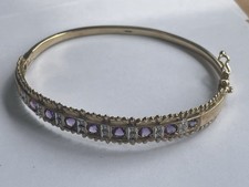 9ct gold amethyst for sale  RUGBY