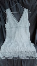 Robe blanche dentelle d'occasion  Cogolin