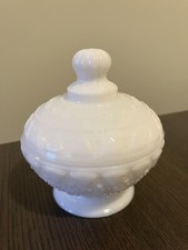 Milk glass covered for sale  Mayville