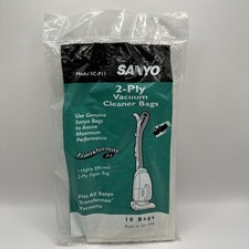 Paquete de 3 bolsas para aspiradoras Sanyo genuinas de 2 capas para aspiradoras Sanyo Transformax nuevas segunda mano  Embacar hacia Mexico