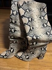 Women snakeskin knee for sale  Staten Island