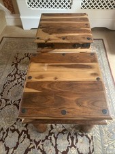 Pair solid sheesham for sale  WELWYN GARDEN CITY
