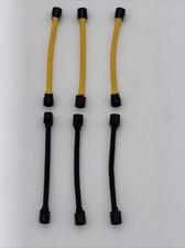 Mangueira LEGO amarela preta flexível 8,5L extremidades com abas 4990 6492 6478 73590c02b 6 QTY, usado comprar usado  Enviando para Brazil