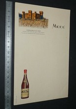 Menu vin chateauneuf d'occasion  Vendat