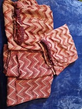 Vintage curtains red for sale  RUSHDEN