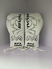 Luvas de boxe Rival White RFX-Guerrero HDE-F com cadarço 12 oz comprar usado  Enviando para Brazil