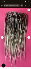 Conjunto completo de ombre Dreads sintético loiro prata branca comprar usado  Enviando para Brazil
