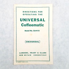 Usado, Panfleto universal de instruções de operação para cafeteira modelo EA4418 comprar usado  Enviando para Brazil