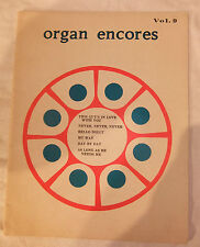 Organ encores vol. for sale  UK