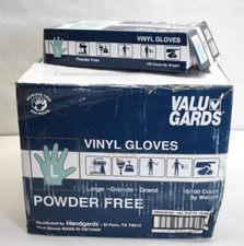 1000 unidades estojo Valu Gards luvas de vinil uso geral luvas sem pó G comprar usado  Enviando para Brazil