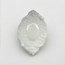 Cômoda/bandeja de vaidade antiga opal Fostoria vidro leitoso opalescente 11”-1900 comprar usado  Enviando para Brazil