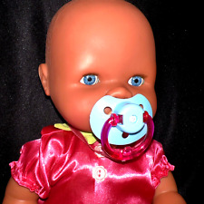 Boneca bebê rara FAMOSA NENUCO 16” bebida e molhada afro-americana olhos azuis birraciais comprar usado  Enviando para Brazil