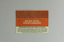Garantieschein zeiss ikon gebraucht kaufen  Berlin