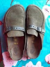 Green birkenstocks clogs for sale  EDINBURGH
