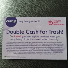 Currys voucher spend for sale  WAKEFIELD