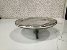 Refletor antigo de vidro mercúrio 7 1/8” com eixo para lâmpada de óleo de querosene comprar usado  Enviando para Brazil